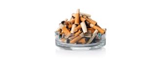 cigarette butts