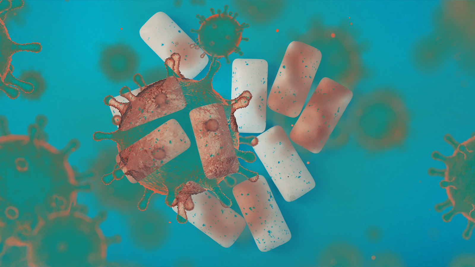 chewing gum reduce the spread of COVID-19