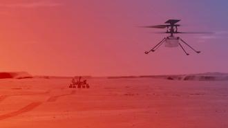 helicopter on Mars