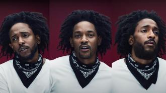 Kendrick Lamar deepfake music video