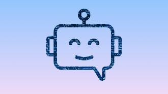 a happy bot